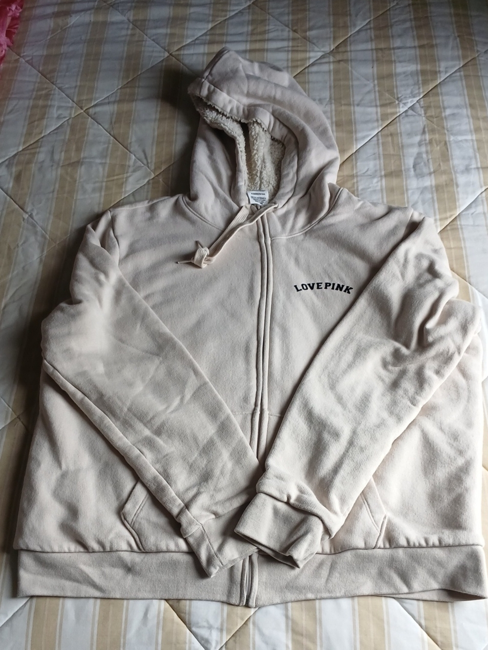 Pink Beige XL Hoodie